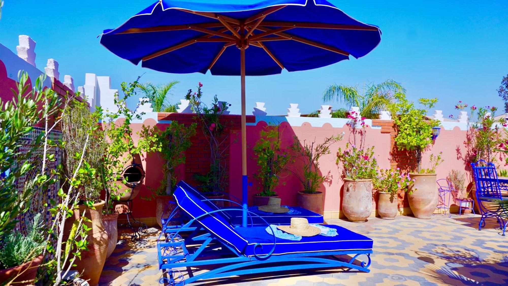 Riad Bleu Du Sud Марракеш Экстерьер фото